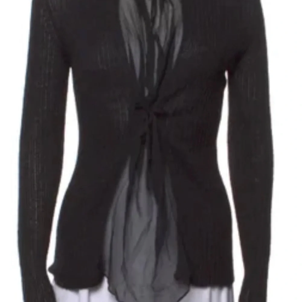 Vintage Jean Paul Gaultier Alpaca Knit & Sheer Mesh Sweater - Picture 6 of 6